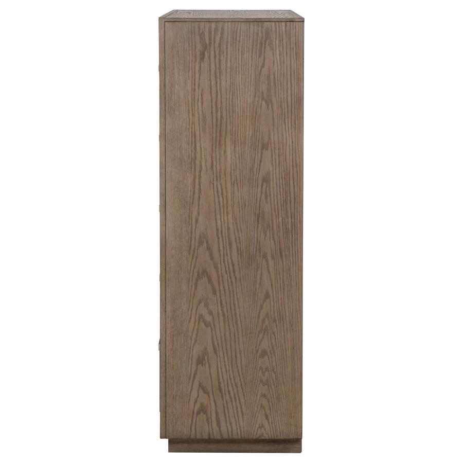 Kenora 5-drawer Bedroom Chest Barley Brown - 224855