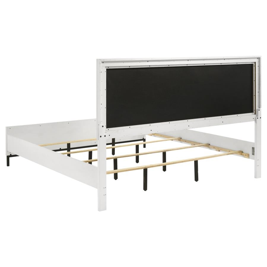 Sonora 5-piece Eastern King Bedroom Set White - 224861KE-S5