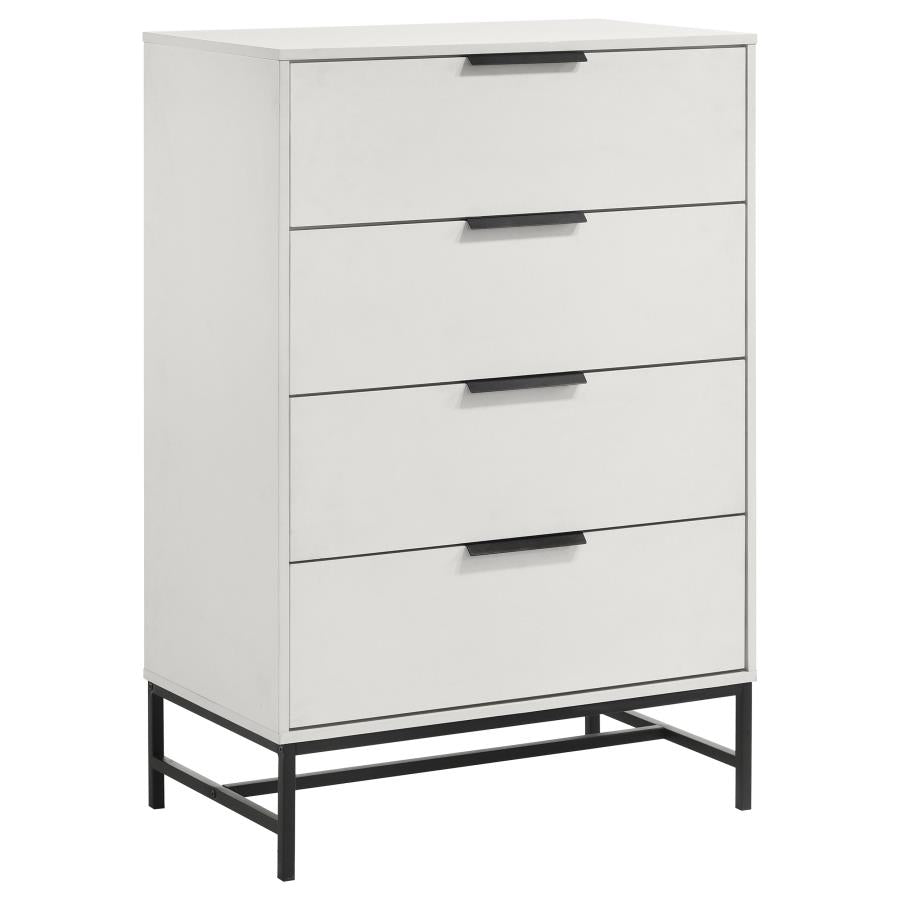 Sonora 5-piece California King Bedroom Set White - 224861KW-S5