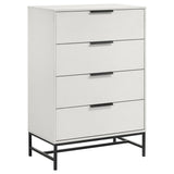 Sonora 5-piece California King Bedroom Set White - 224861KW-S5