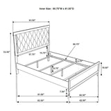 Sonora 5-piece Queen Bedroom Set White - 224861Q-S5