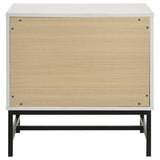 Sonora 2-drawer Nightstand Bedside Table White - 224862
