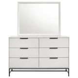 Sonora 6-drawer Dresser with Mirror White - 224863M
