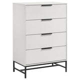 Sonora 4-drawer Bedroom Chest White - 224865
