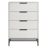 Sonora 4-drawer Bedroom Chest White - 224865