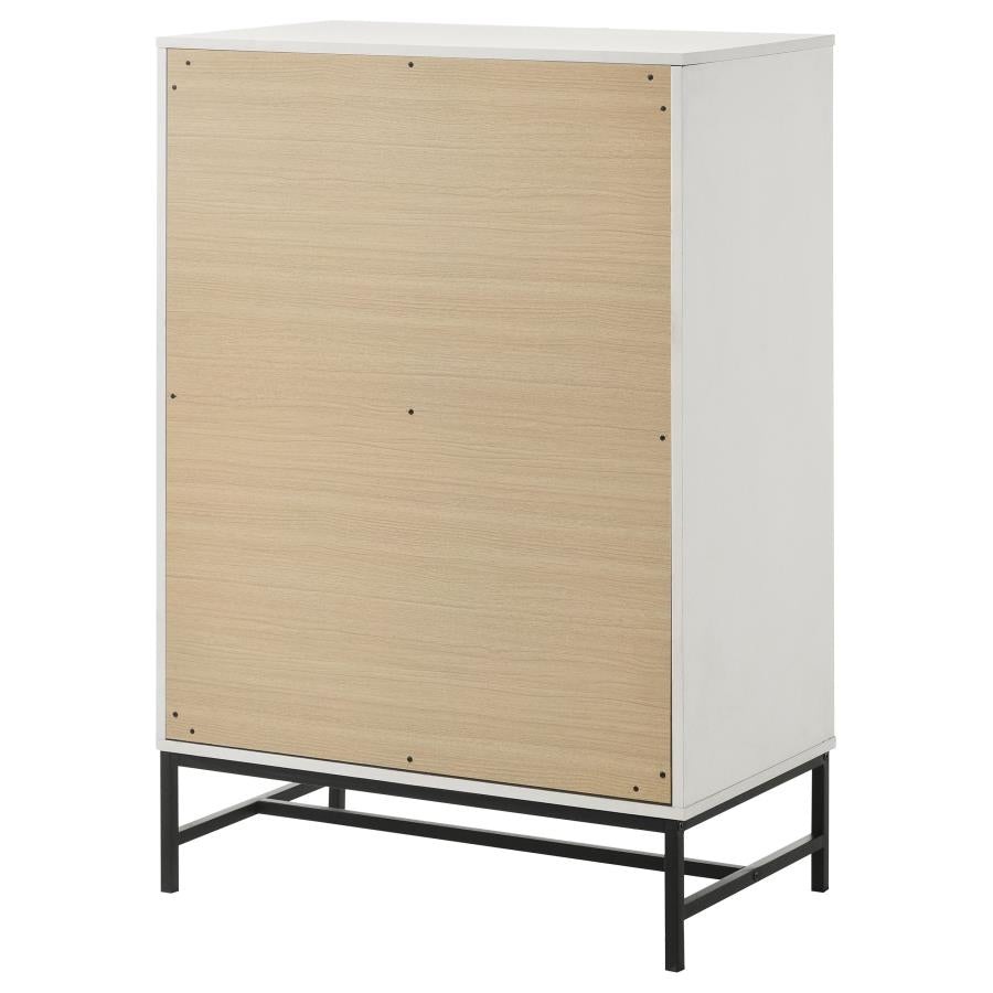 Sonora 4-drawer Bedroom Chest White - 224865