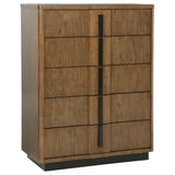 Terrace 6-piece Eastern King Panel Bedroom Set Ash Brown - 224900KE-S6P