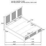 Terrace 4-piece California King Bedroom Set Ash Brown - 224900KW-S4