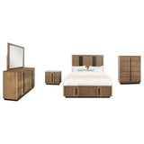 Terrace 5-piece California King Bedroom Set Ash Brown - 224900KW-S5