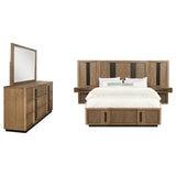 Terrace 5-piece Queen Panel Bedroom Set Ash Brown - 224900Q-S5P