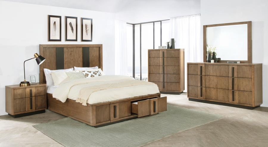 Terrace 5-piece Queen Bedroom Set Ash Brown - 224900Q-S5