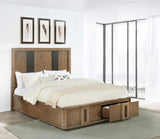 Terrace 2-drawer Queen Storage Bed Ash Brown - 224900Q