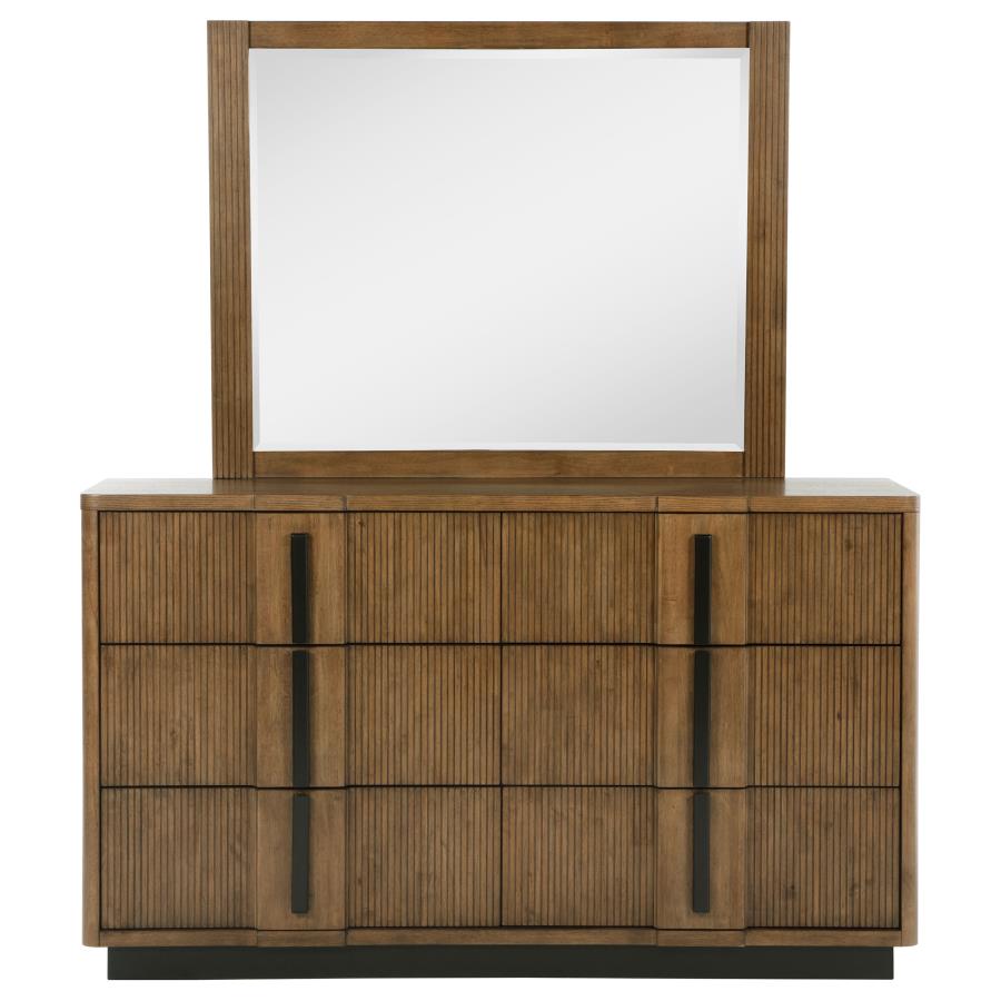 Terrace 6-drawer Dresser and Mirror Ash Brown - 224903M