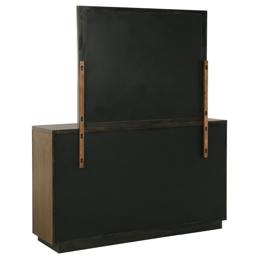 Terrace 6-drawer Dresser and Mirror Ash Brown - 224903M