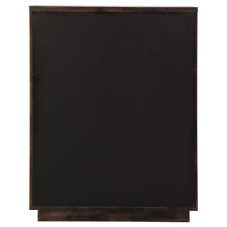 Terrace 5-drawer Chest of Drawers Ash Brown - 224905