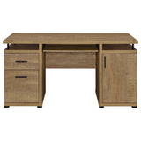 Swan - 2 Drawer Computer Desk - Mango Color