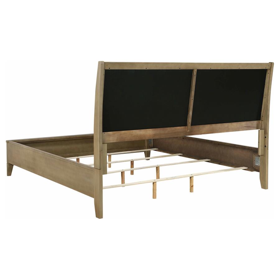 Granada 4-piece Eastern King Bedroom Set Natural Pine - 224921KE-S4