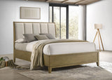 Granada Upholstered Queen Panel Bed Natural Pine - 224921Q