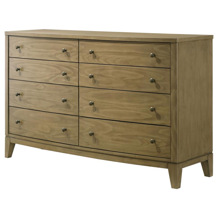 Granada 8-drawer Dresser Cabinet Natural Pine - 224923