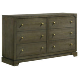 Gran Park 5-piece Eastern King Bedroom Set Dark Cocoa - 224930KE-S5