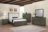 Gran Park 59-inch Eastern King Panel Bed Dark Cocoa - 224930KE