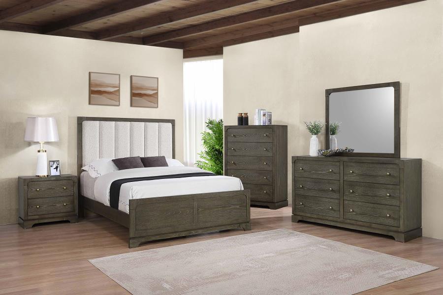 Gran Park 59-inch Queen Panel Bed Dark Cocoa - 224930Q