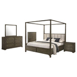 Gran Park 5-piece Eastern King Bedroom Set Dark Cocoa - 224931KE-S5