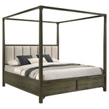 Gran Park California King Four Poster Canopy Bed Dark Cocoa - 224931KW