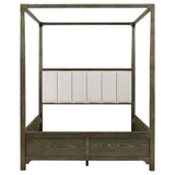 Gran Park Queen Canopy Bed Dark Cocoa - 224931Q