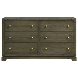 Gran Park 6-drawer Dresser Cabinet Dark Cocoa - 224933