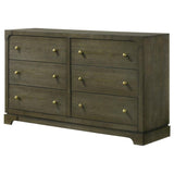 Gran Park 6-drawer Dresser Cabinet Dark Cocoa - 224933