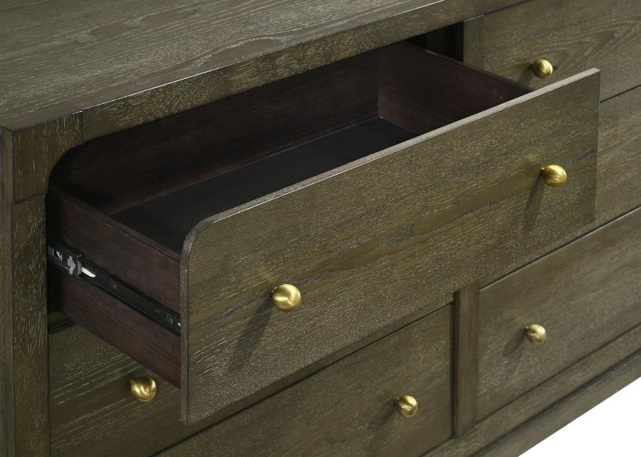 Gran Park 6-drawer Dresser Cabinet Dark Cocoa - 224933