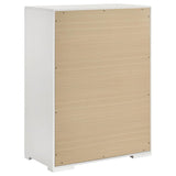 Ives 5-piece Eastern King Bedroom Set White High Gloss - 224941KE-S5