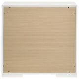 Ives 2-drawer Nightstand Bedside Table White High Gloss - 224942