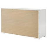 Ives 6-drawer Dresser Cabinet White High Gloss - 224943