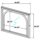 Olivia 4-piece Eastern King Bedroom Set Pearl White - 224951KE-S4