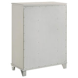 Olivia 5-piece Eastern King Bedroom Set Pearl White - 224951KE-S5