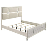 Olivia 4-piece California King Bedroom Set Pearl White - 224951KW-S4