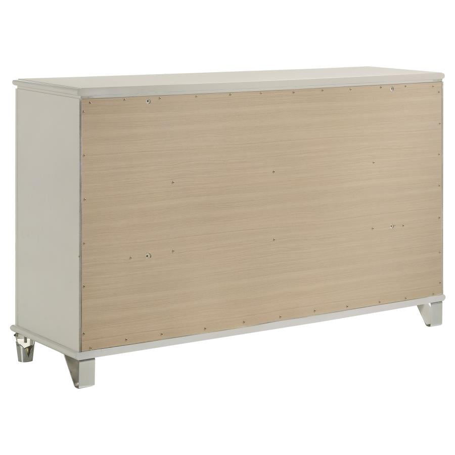 Olivia 5-piece California King Bedroom Set Pearl White - 224951KW-S5