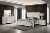 Olivia 4-piece Queen Bedroom Set Pearl White - 224951Q-S4