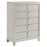 Olivia 4-piece Queen Bedroom Set Pearl White - 224951Q-S4