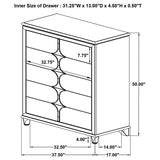 Olivia 5-piece Queen Bedroom Set Pearl White - 224951Q-S5