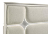 Olivia Queen Panel Bed LED Headboard Pearl White - 224951Q