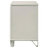 Olivia 2-drawer Nightstand Bedside Table Pearl White - 224952