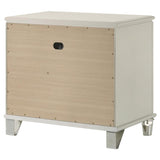 Olivia 2-drawer Nightstand Bedside Table Pearl White - 224952