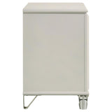 Olivia 2-drawer Nightstand Bedside Table Pearl White - 224952