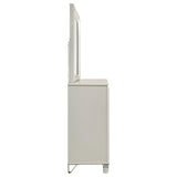 Olivia 6-drawer Dresser and LED Mirror Pearl White - 224953M