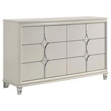 Olivia 6-drawer Dresser Cabinet Pearl White - 224953