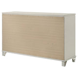 Olivia 6-drawer Dresser Cabinet Pearl White - 224953