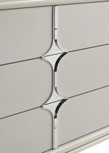 Olivia 6-drawer Dresser Cabinet Pearl White - 224953